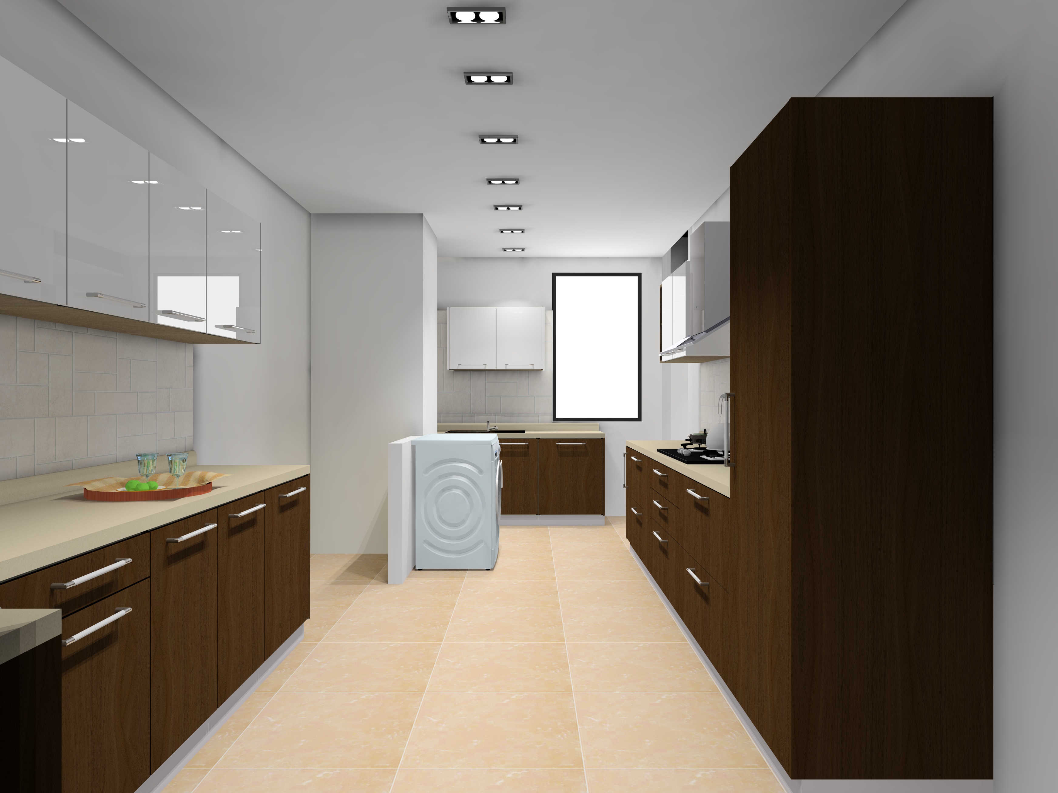 B10 Kitchen 3D View
